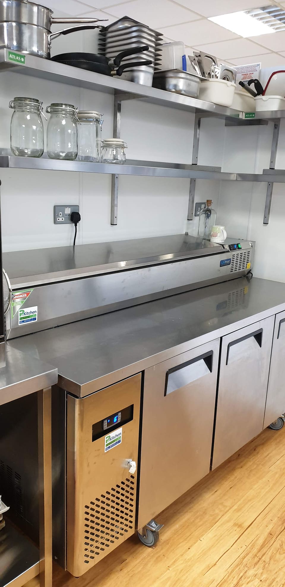 kitchen food prep area deli Prokitchen catering equipment and supplies